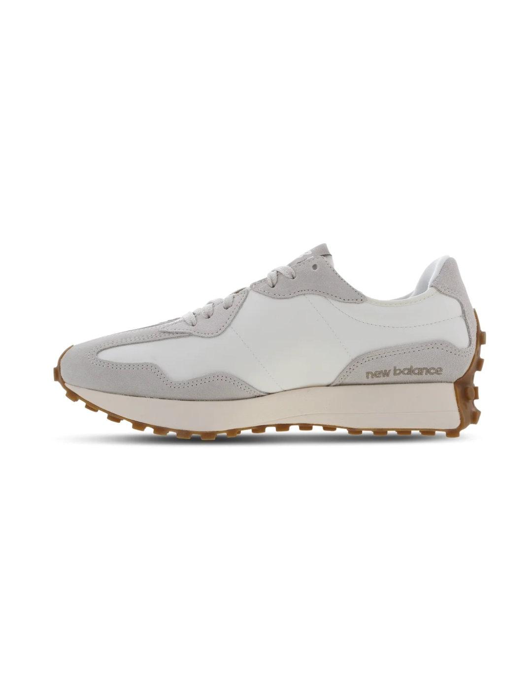 Zapatillas New Balance U327LZ blancas N beige de mujer