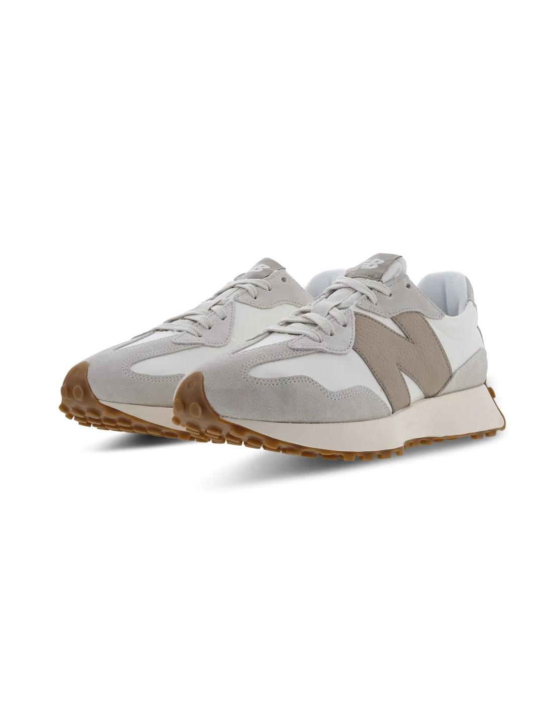Zapatillas New Balance U327LZ blancas N beige de mujer