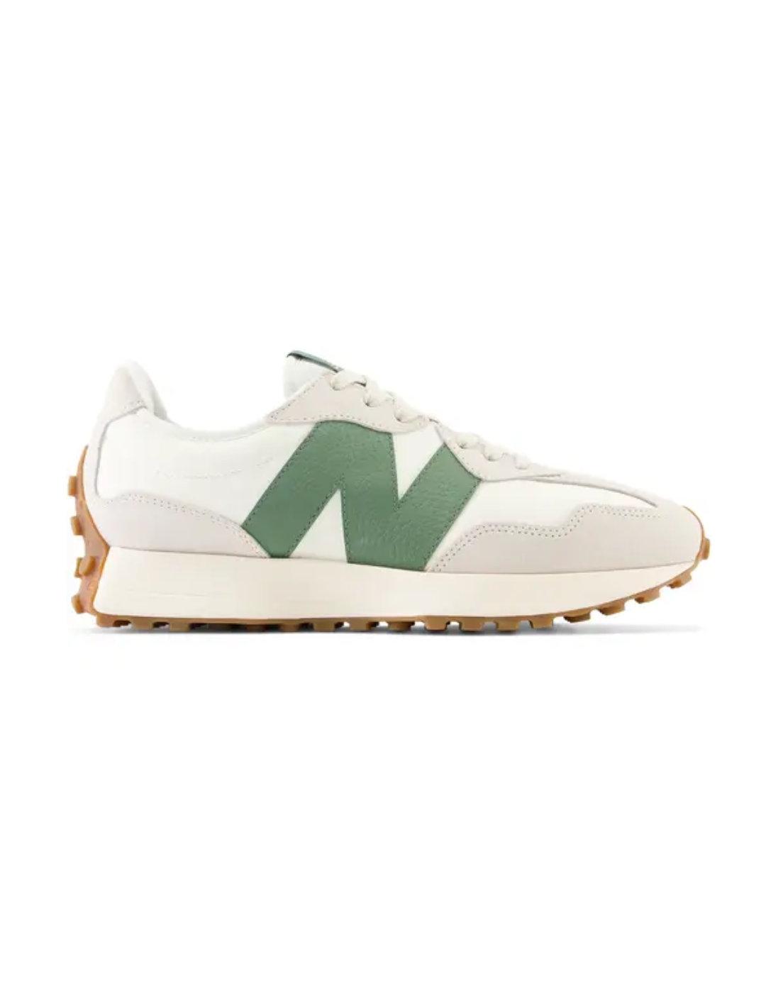 Zapatillas New Balance U327LX blancas N verde de hombre