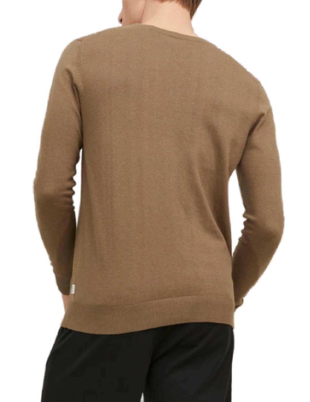 Jersey Jack&Jones Emil marrón para hombre