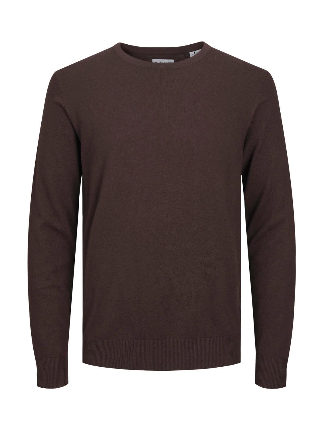 Jersey Jack&Jones Emil marron oscuro para hombre-c