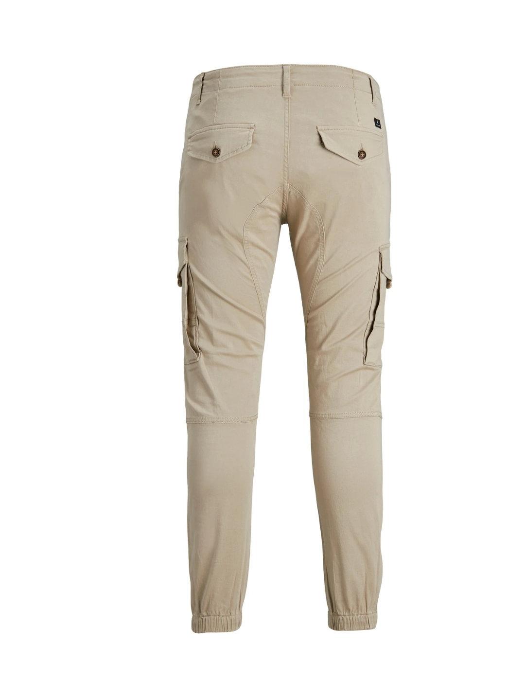 Pantalón cargo Jack&Jones Junior Paul beige para niño