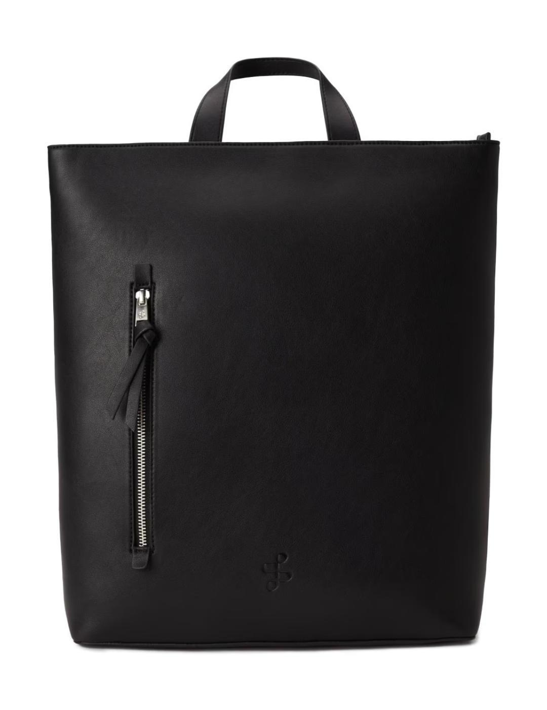 Mochila Salsa piel negra para hombre