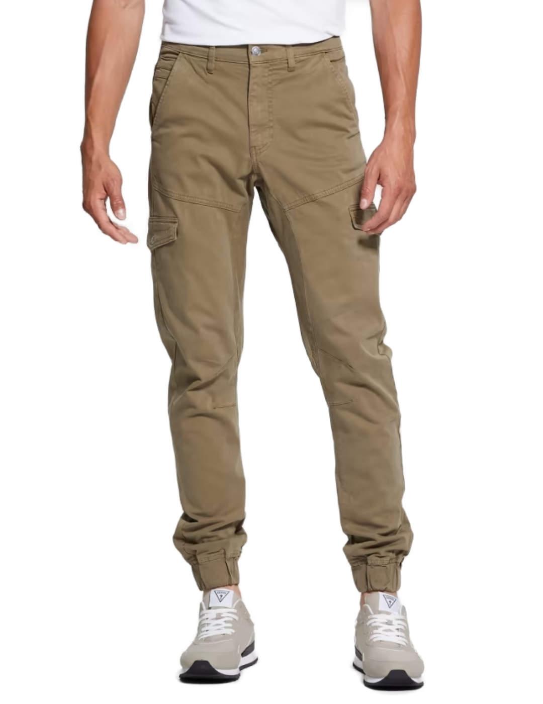 Pantalón Guess New Kombat verde para hombre