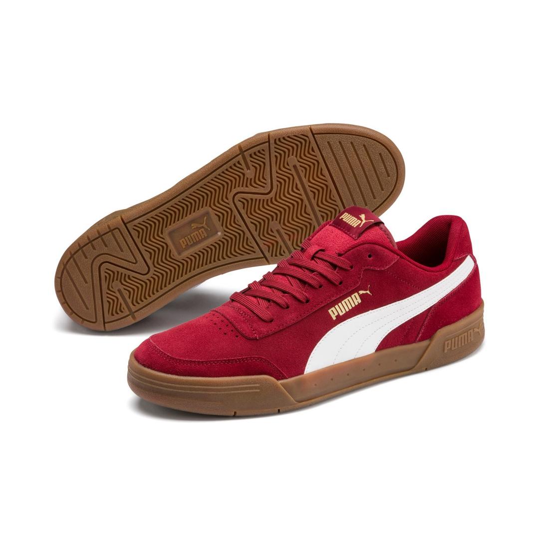 Zapatillas Puma Caracal SD rojas y blancas de hombre