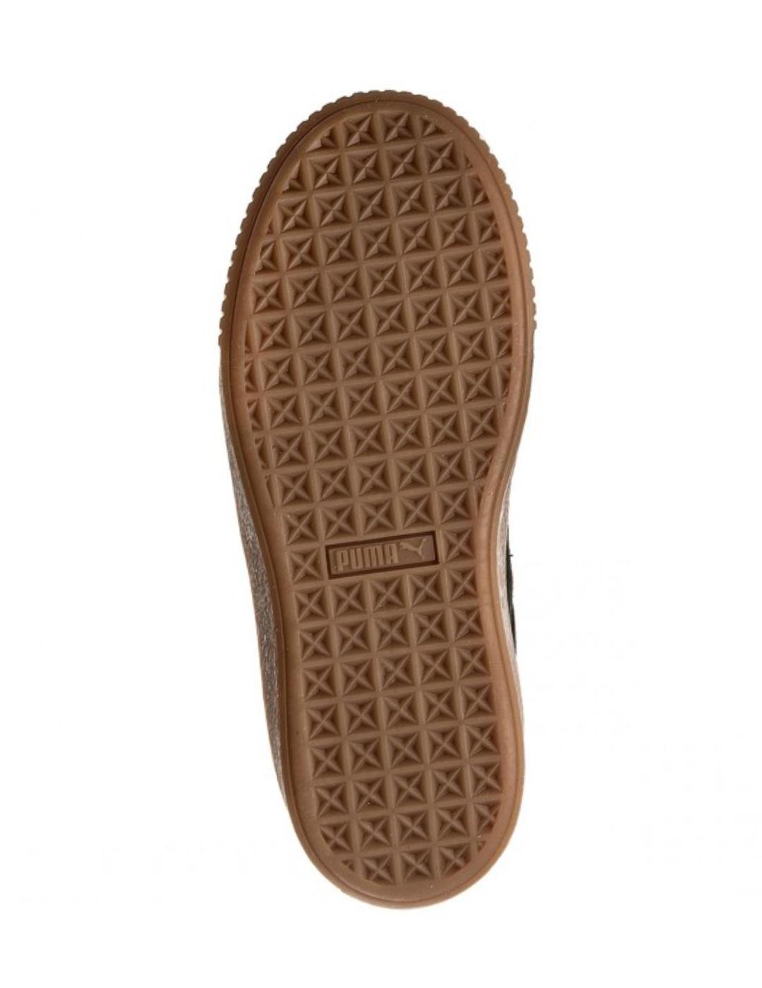 Zapatillas de botín Puma Plataform mid negras de mujer