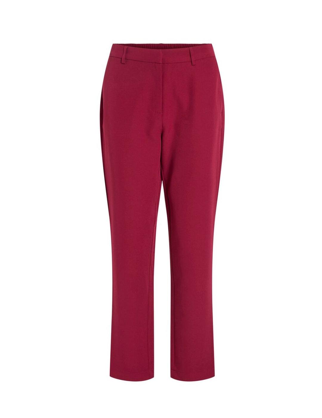 Pantalon Vila Kamma traje fucsia para mujer-d