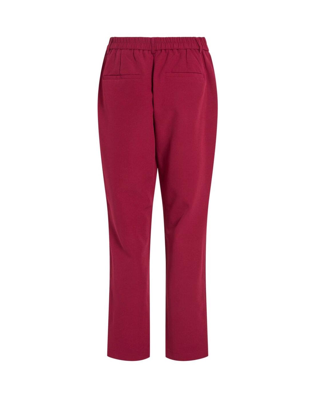 Pantalon Vila Kamma traje fucsia para mujer-d