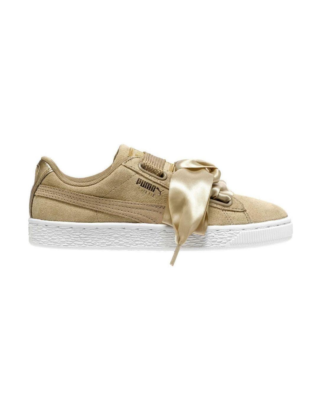 Zapatilla Puuma Heart Safari beige para mujer