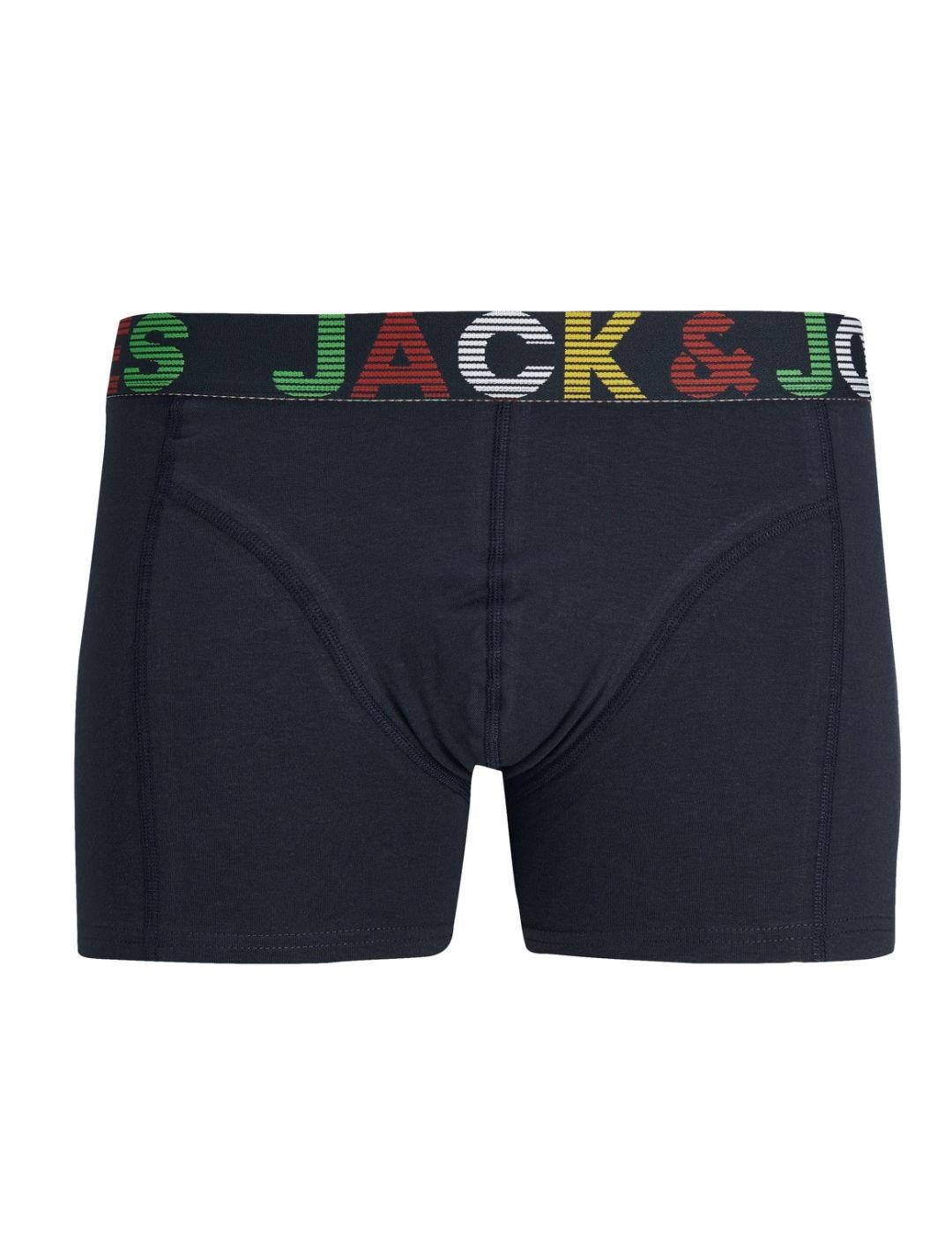 Intimo Jack&Jones pack3 negro para hombre-&