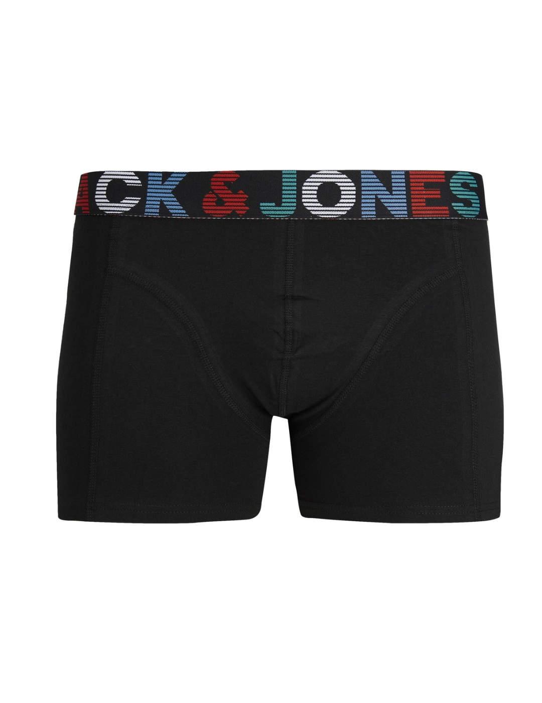 Intimo Jack&Jones pack3 negro para hombre-&