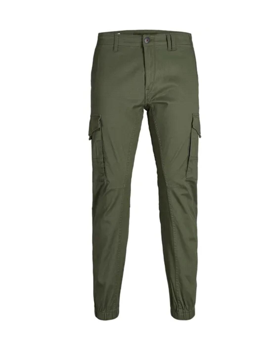 Pantalon cargo Jack&Jones Junior verde para niño-&