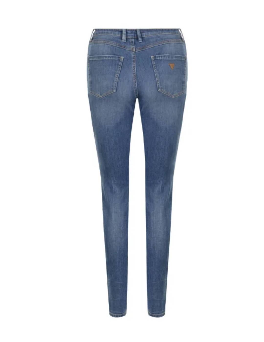 Pantalón vaquero Guess skinny azul de mujer