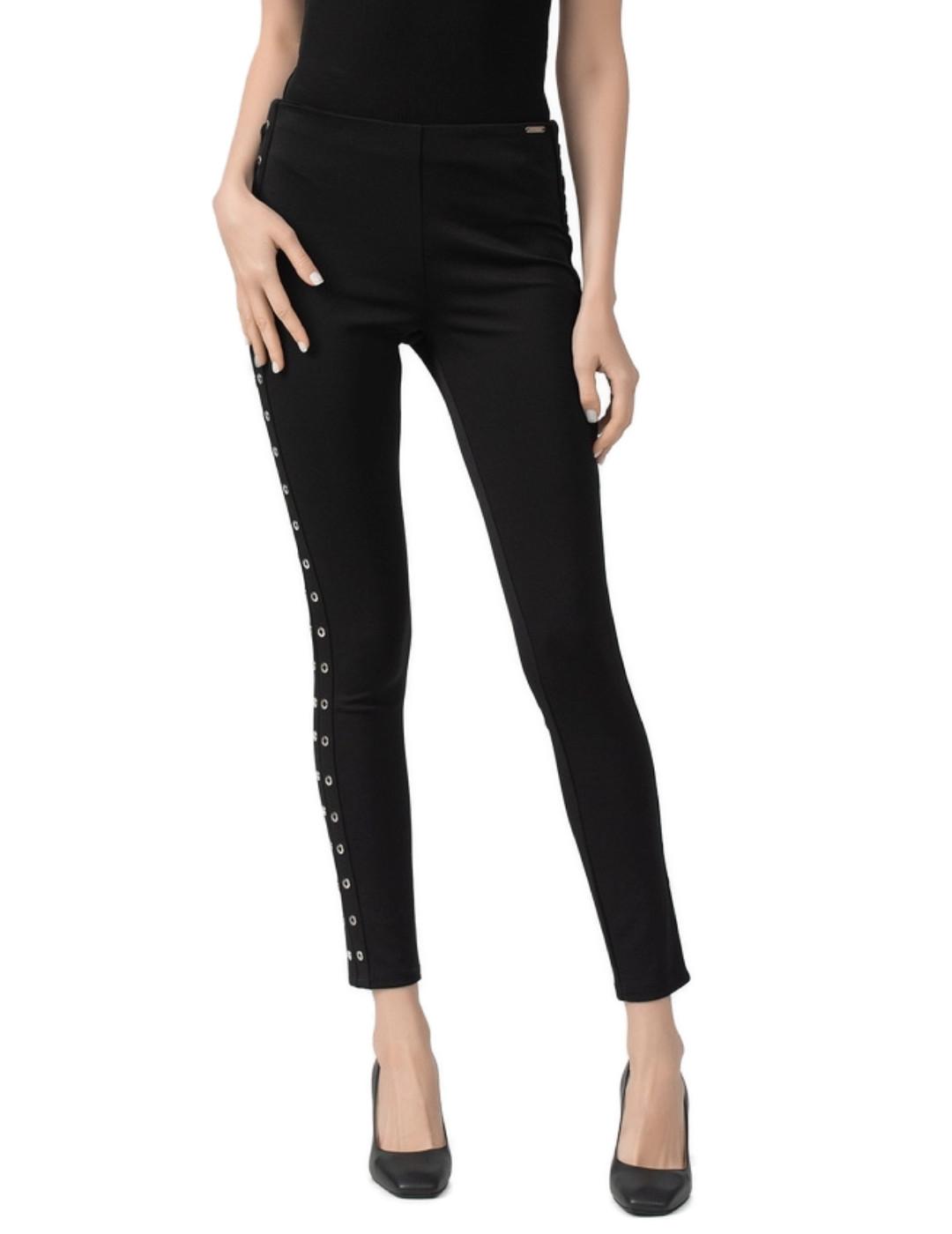 Legging Guess negro detalles 'corse' de mujer