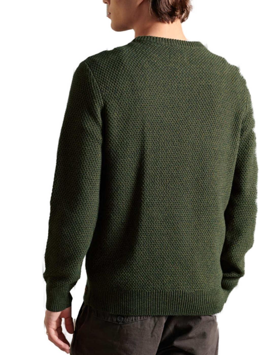 Jersey Superdry Vintage verde para hombre