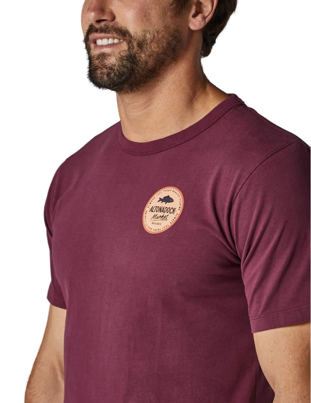Camiseta Altonadock granate logo de hombre