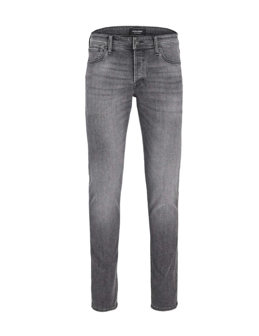 Pantalón vaquero Jack&Jones Glenn gris skinny de hombre