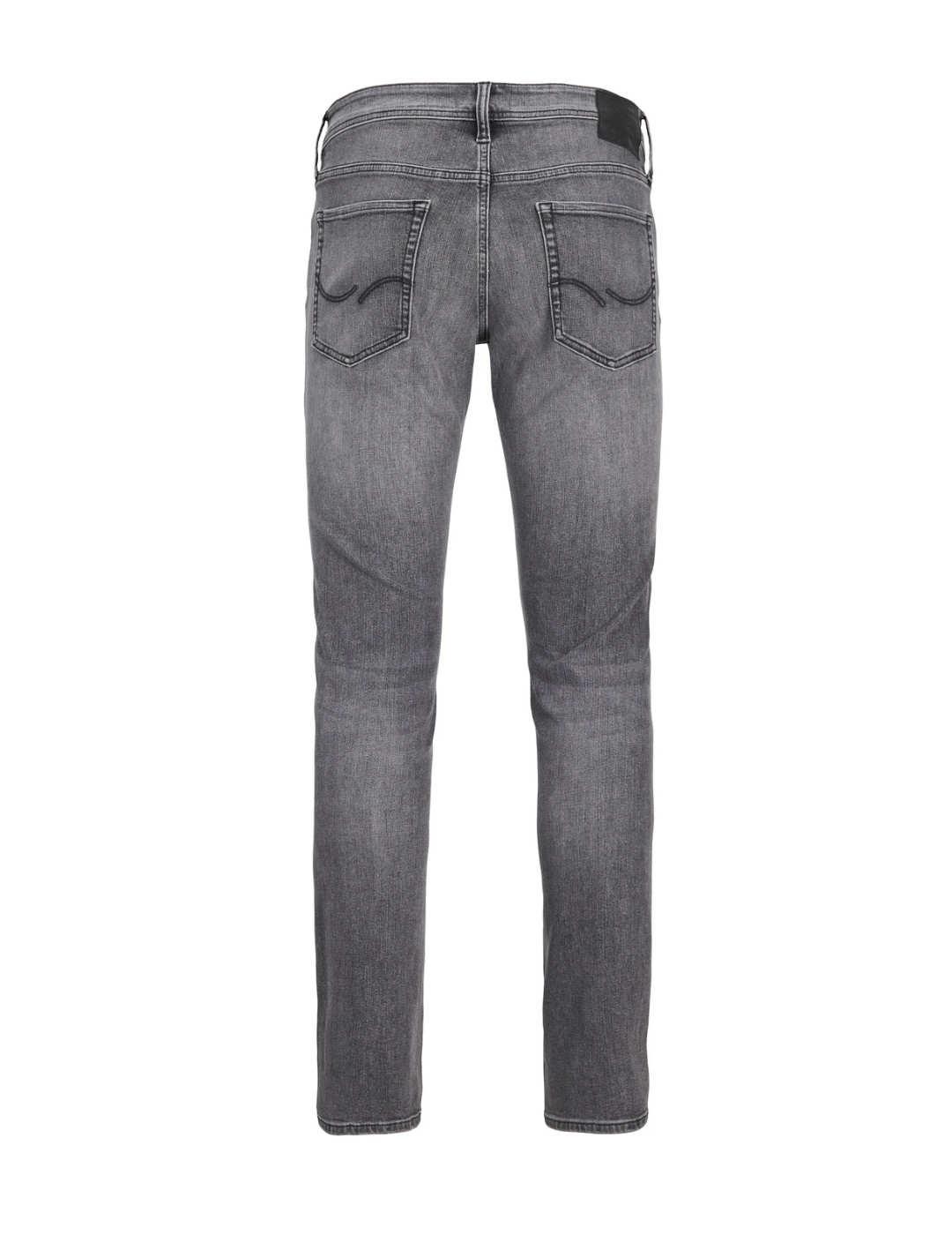 Pantalón vaquero Jack&Jones Glenn gris skinny de hombre