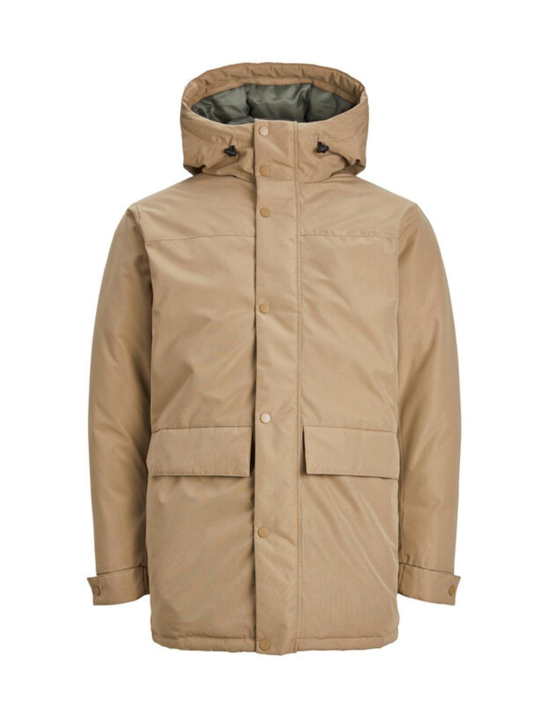 Parka estilo anorac Jack&Jones Champ beige de hombre