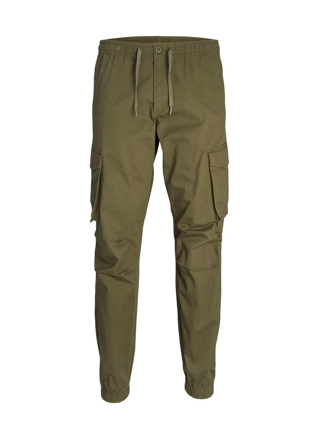 Pantalón Jack&Jones Kane cargo verde de hombre