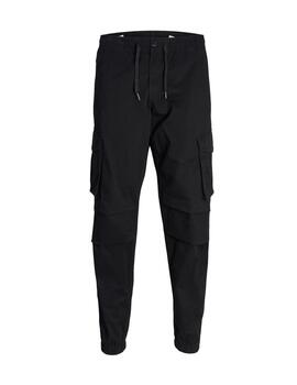 Pantalón Jack/df01Jones Stkane cargo negro para niño