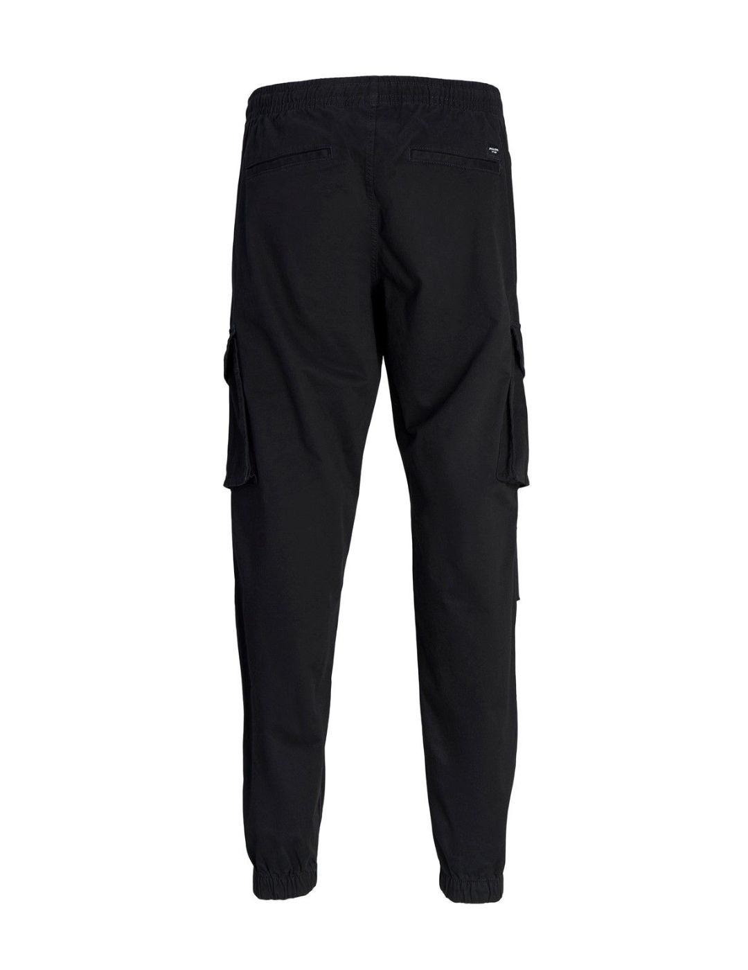 Pantalón Jack/df01Jones Stkane cargo negro para niño