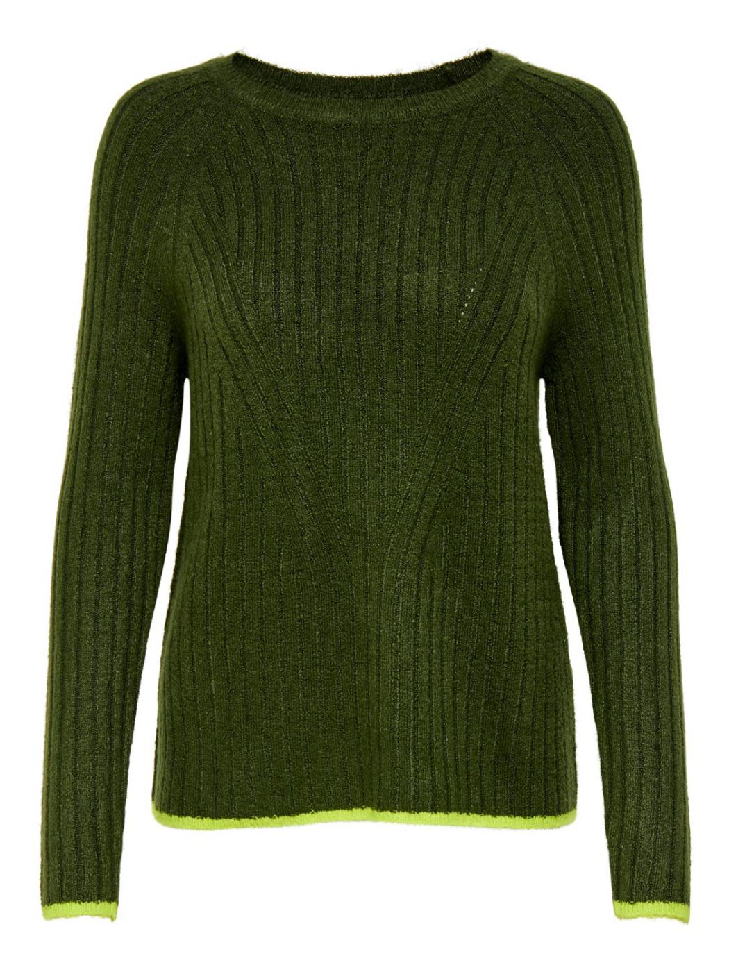 ONLNADINE L/S PULLOVER FOREST-W