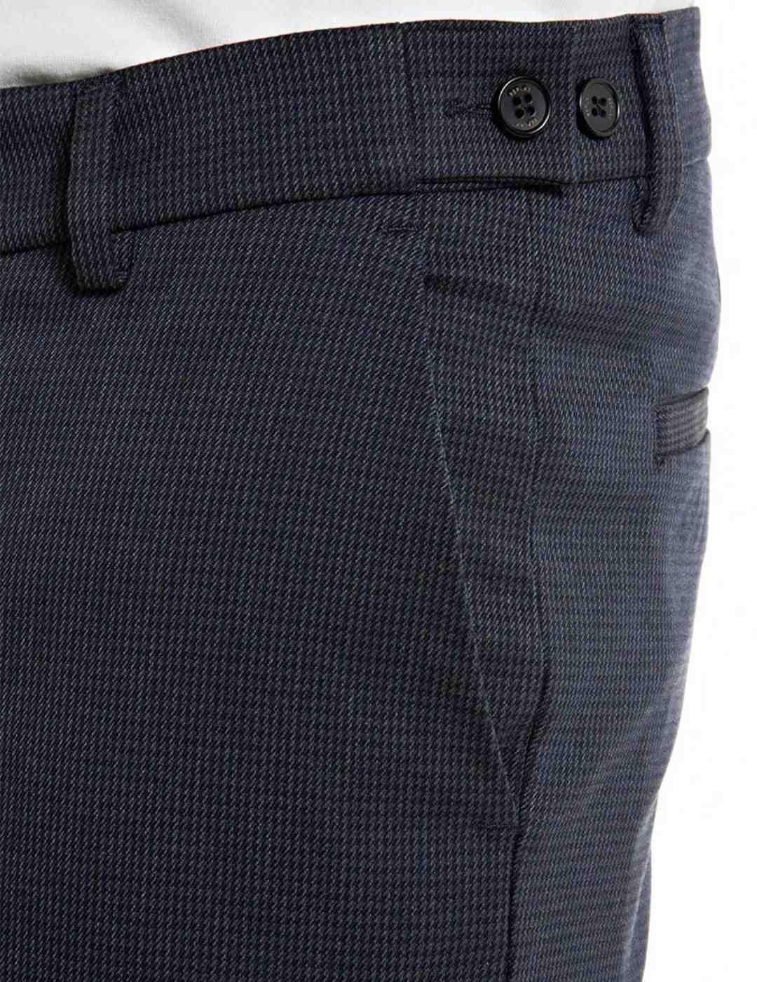 Pantalón Replay tela gris slim de cuadros para hombre