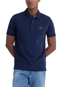 Polo Replay azul marino para hombre