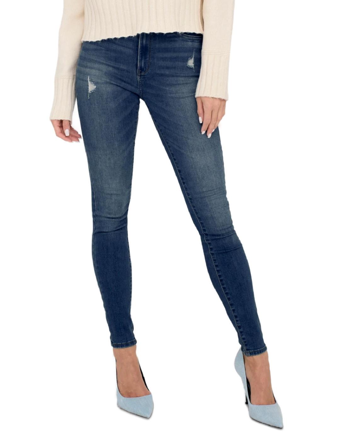 Vaquero Only Rose skinny marino para mujer-&