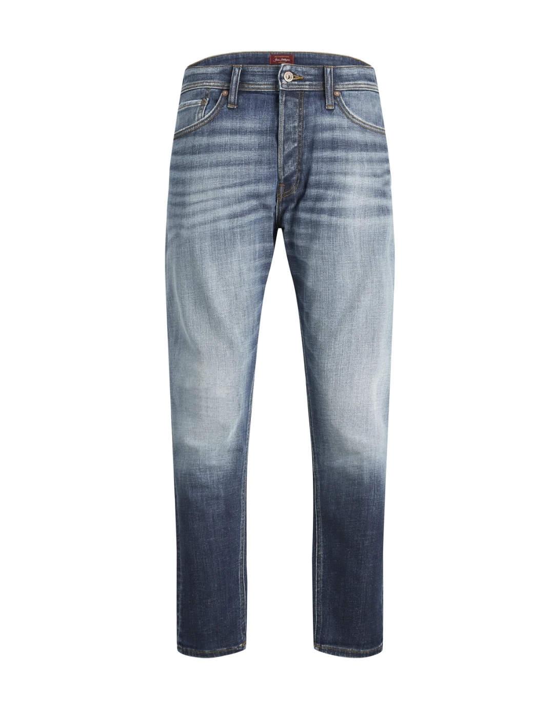 Pantalón vaquero Jack&Jones Erik marino desgastado de hombre
