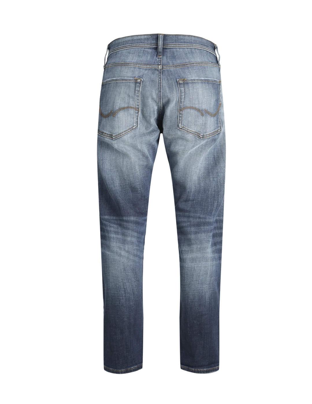 Pantalón vaquero Jack&Jones Erik marino desgastado de hombre