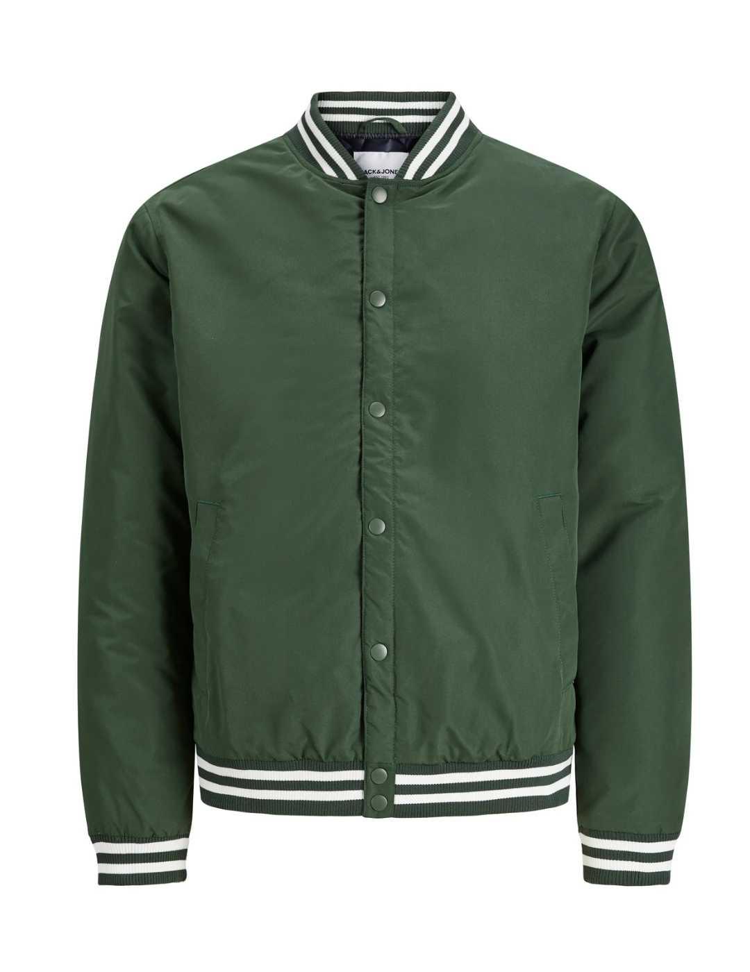 Chaqueta bomber Jack&Jones Warrior verde para hombre