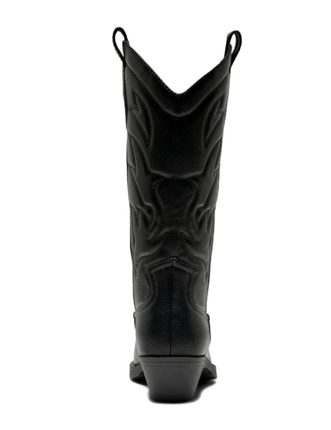 Botas Only Vronco cowboy negro para mujer
