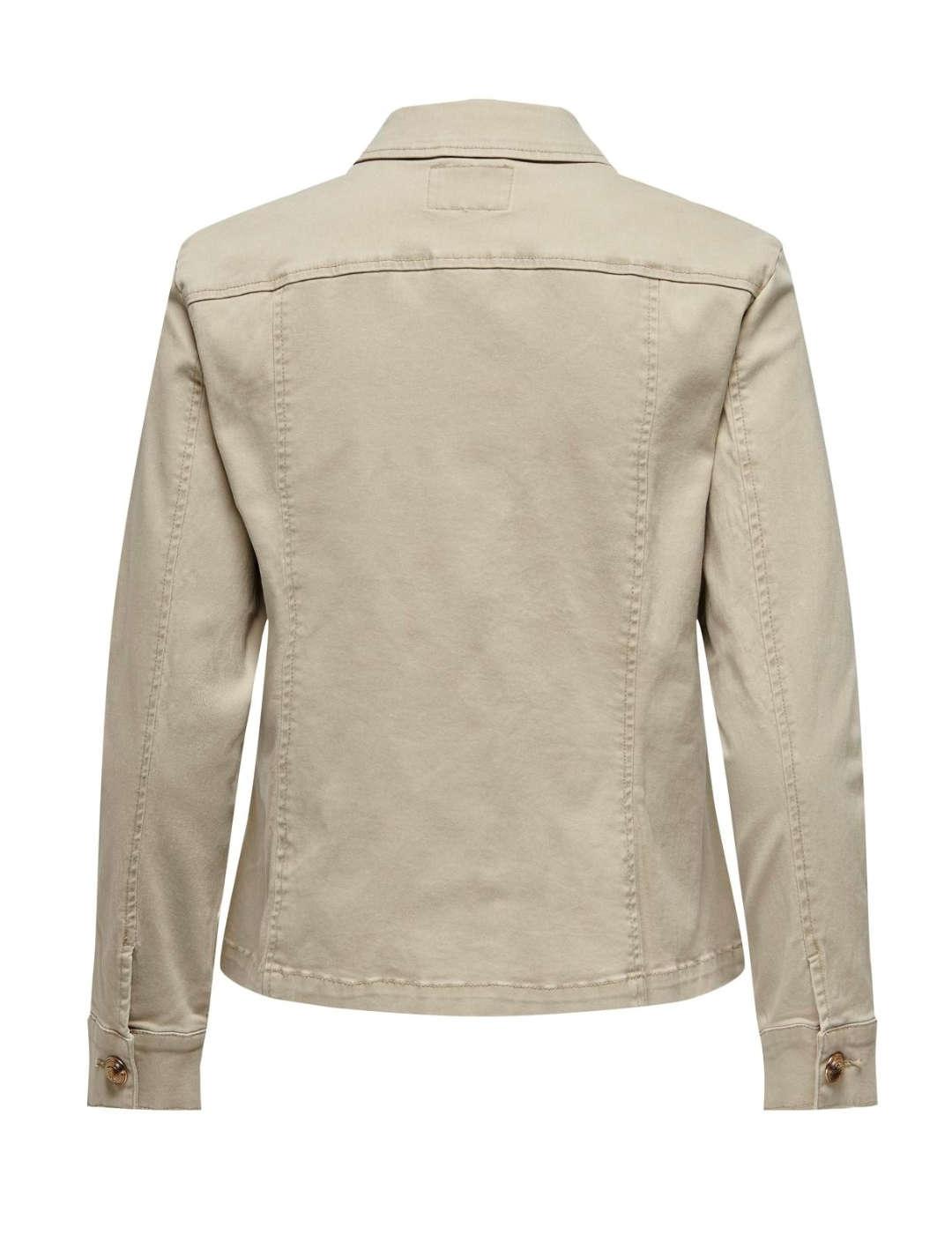 Chaqueta Only Cecily beige para mujer