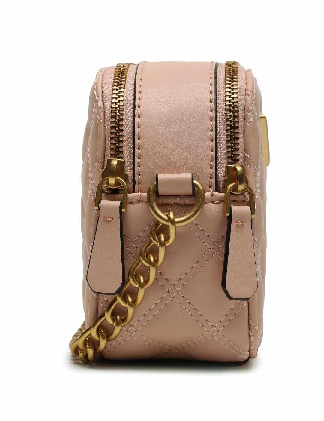 Bolso Guess Giully marrón guateado para mujer