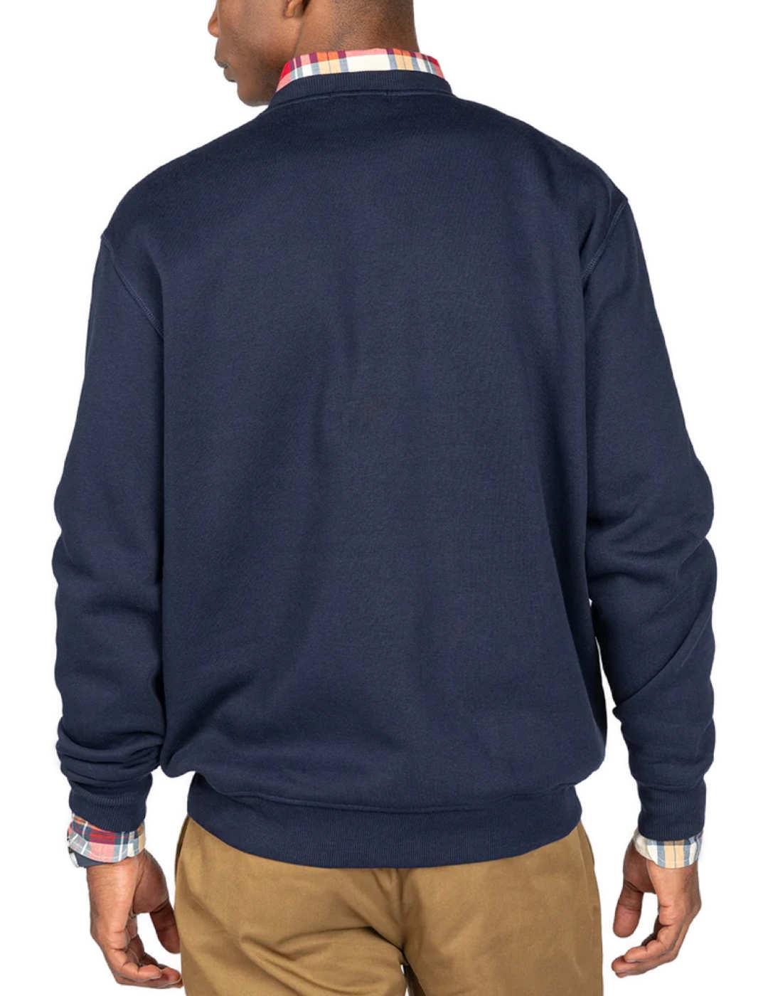 Sudadera Harper Harvard azul marino con'H'bordada de hombre