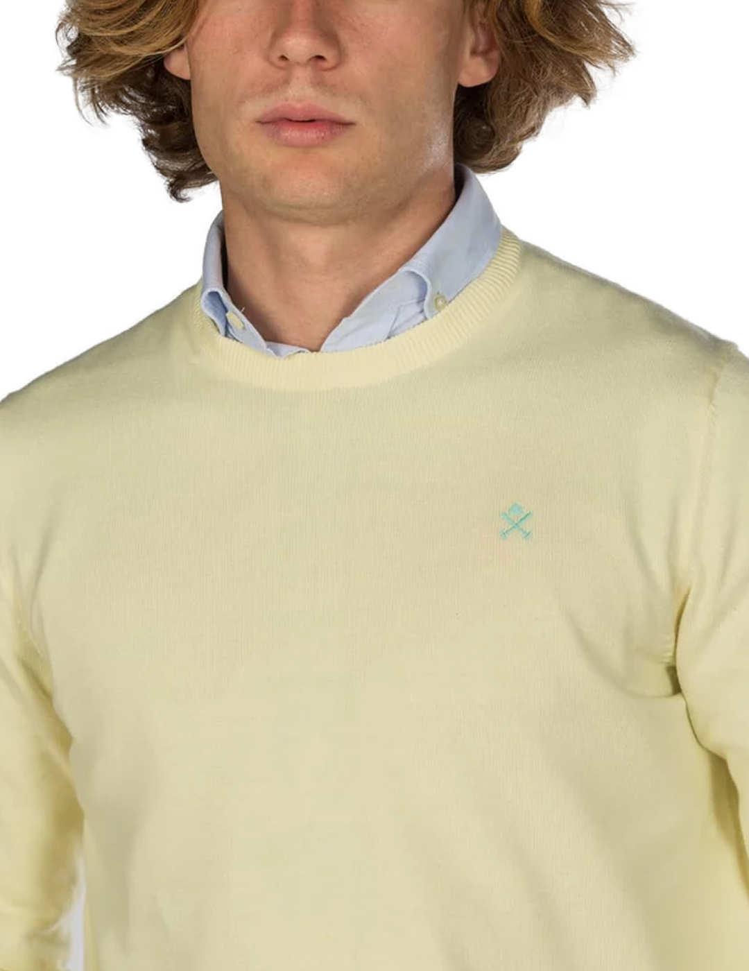 Jersey Harper Icon colours amarillo de punto para hombre