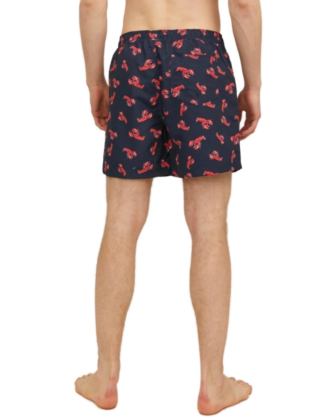 BañadorJack&Jones estampado cigalas hombre