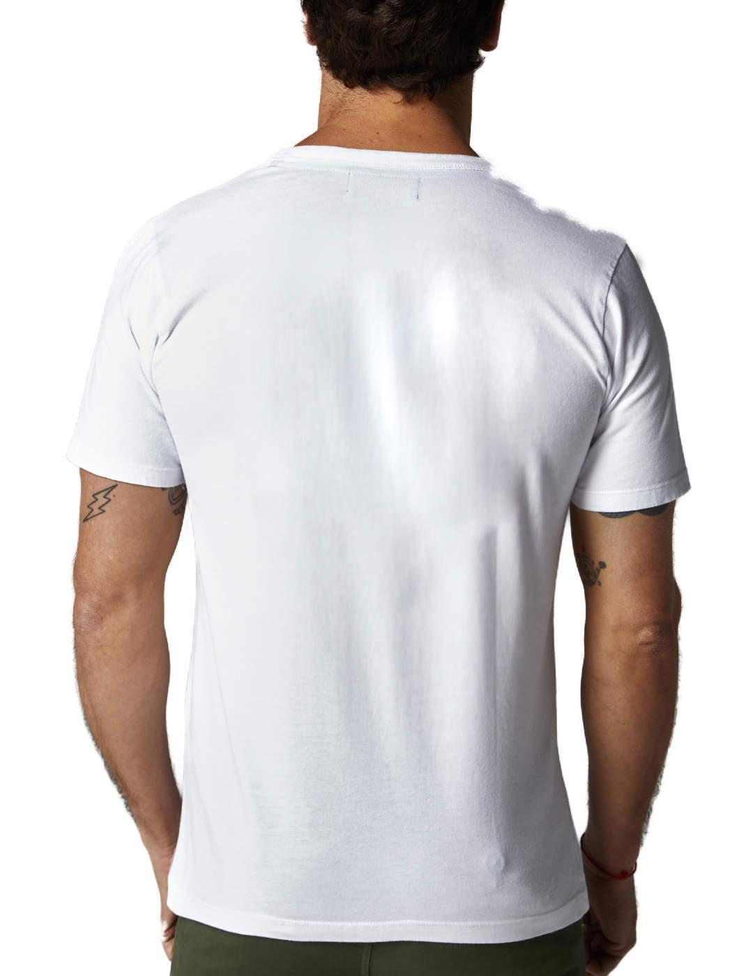 Camiseta Altonadock blanca bicicleta manga corta para hombre