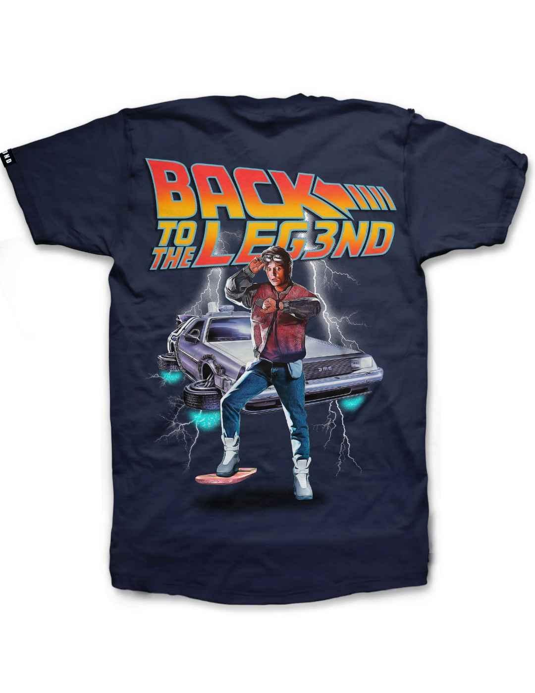 Camiseta Leg3nd Regreso al futuro marino manga corta unisex