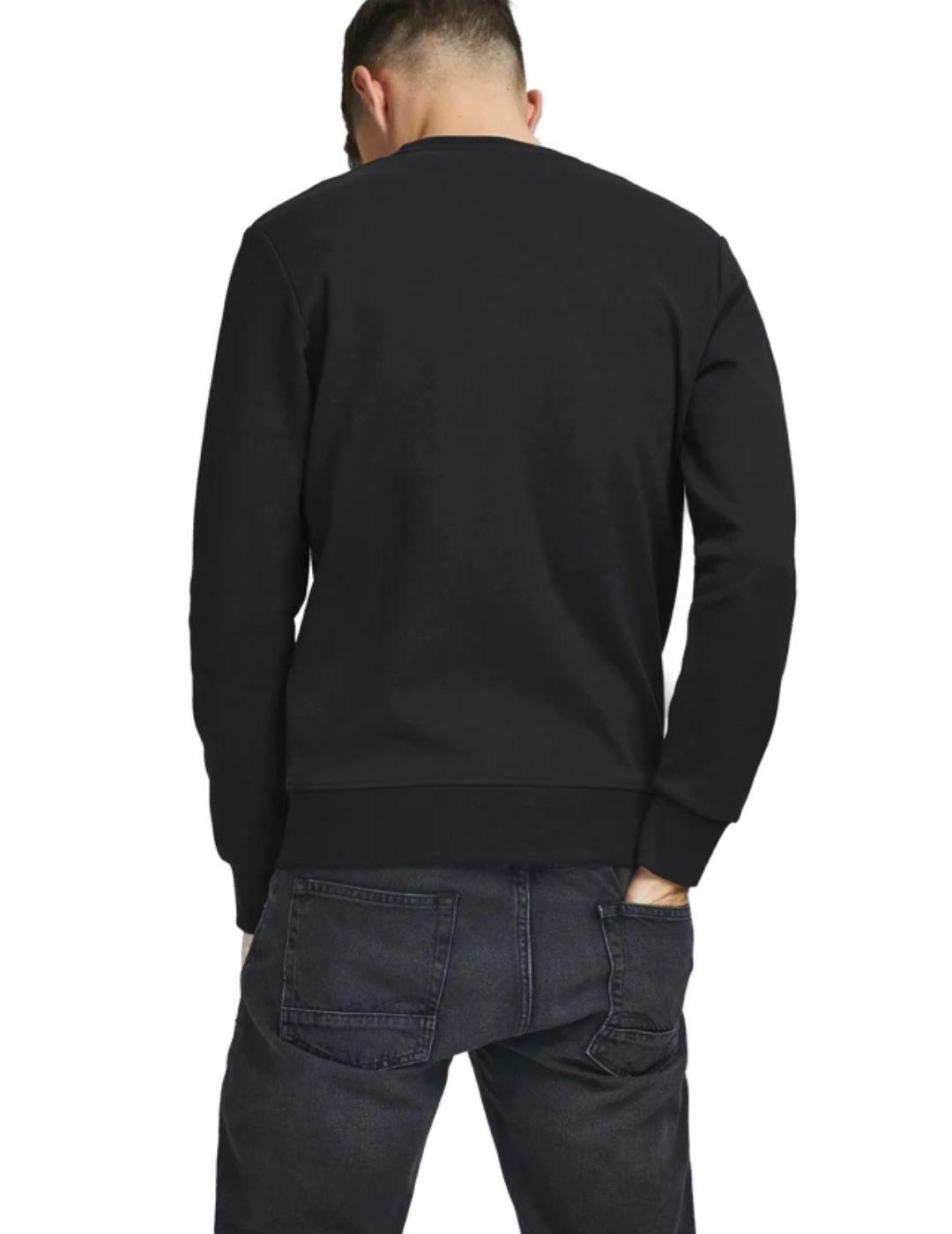 Sudadera Jack/df01Jones Basic negra para hombre