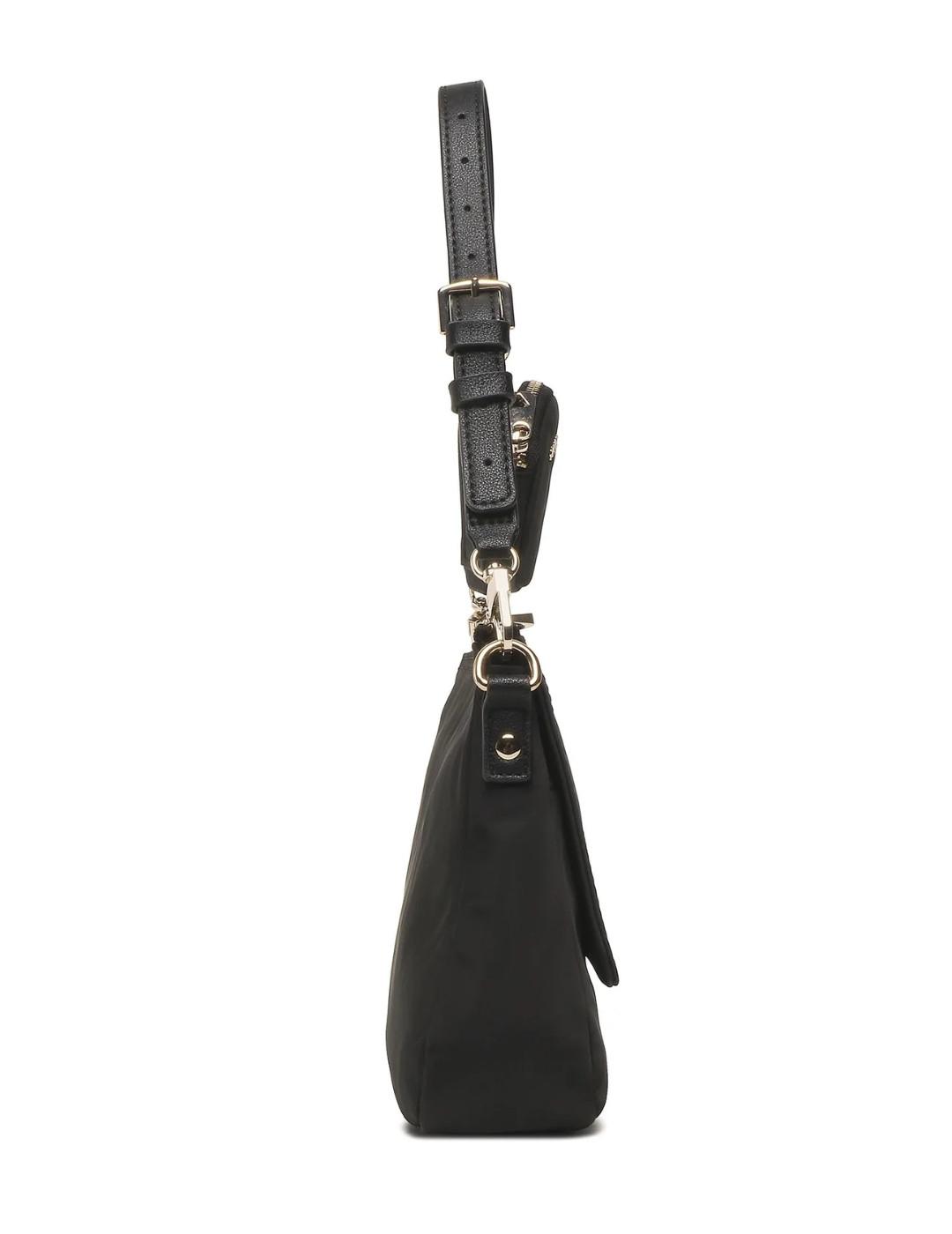 Bolso Guess Eco Gemma negro mediano para mujer
