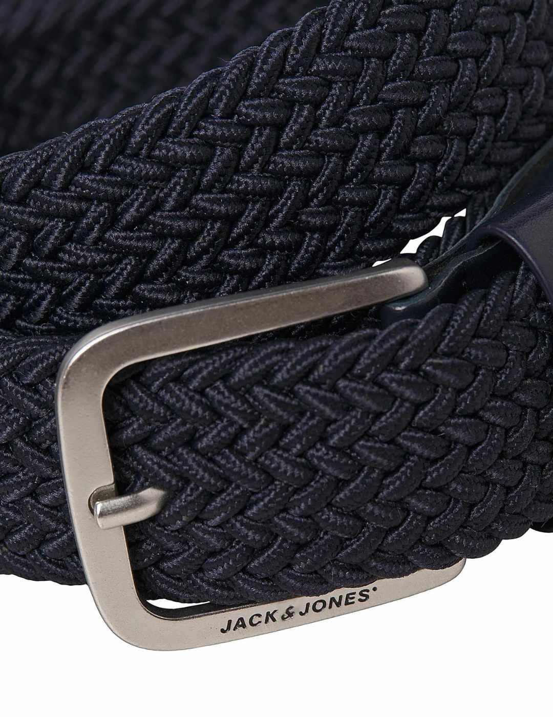Cinturón Jack&Jones Deblin azul marino para hombre