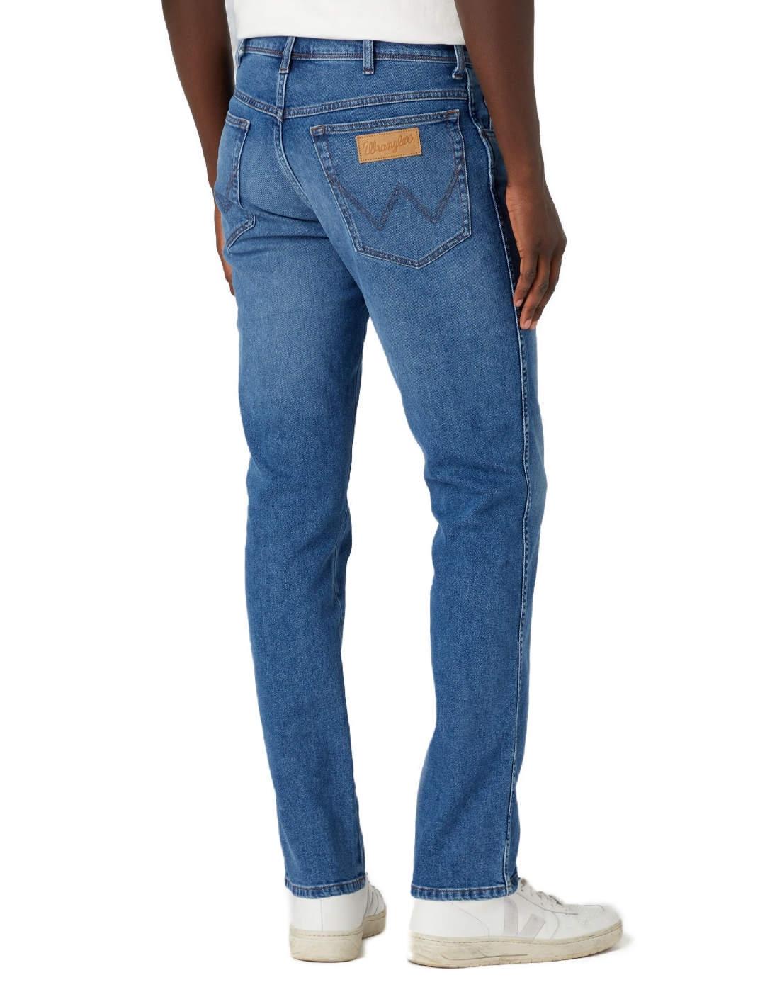 Pantalón vaquero Wrangler Texas azul Slim para hombre