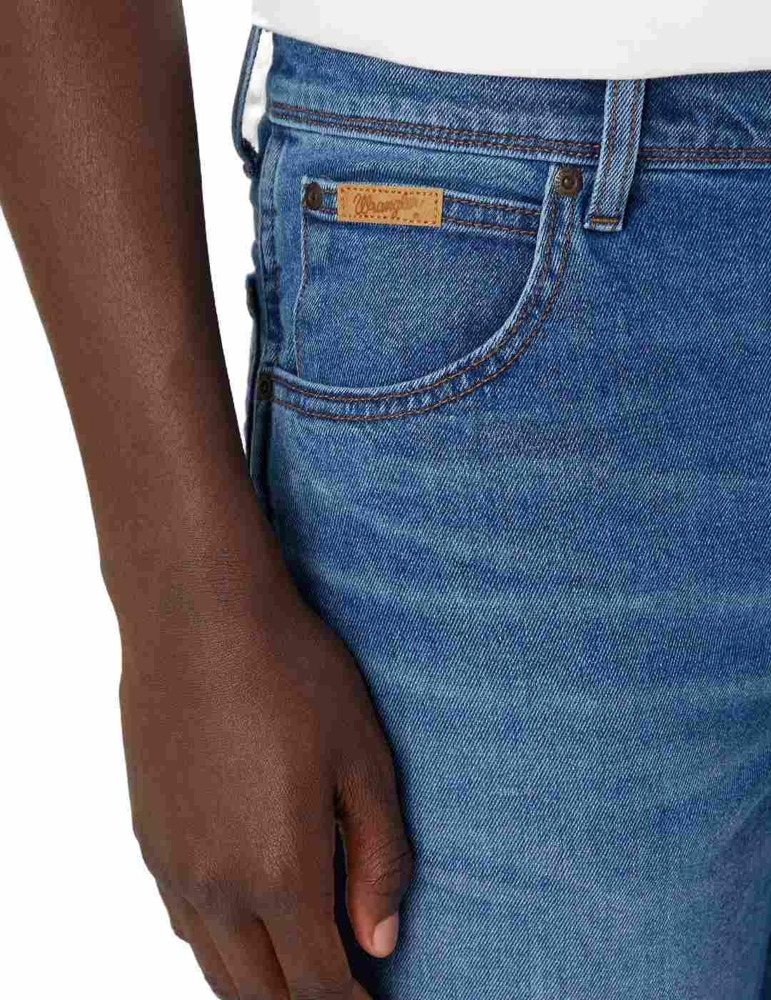 Pantalón vaquero Wrangler Texas azul Slim para hombre