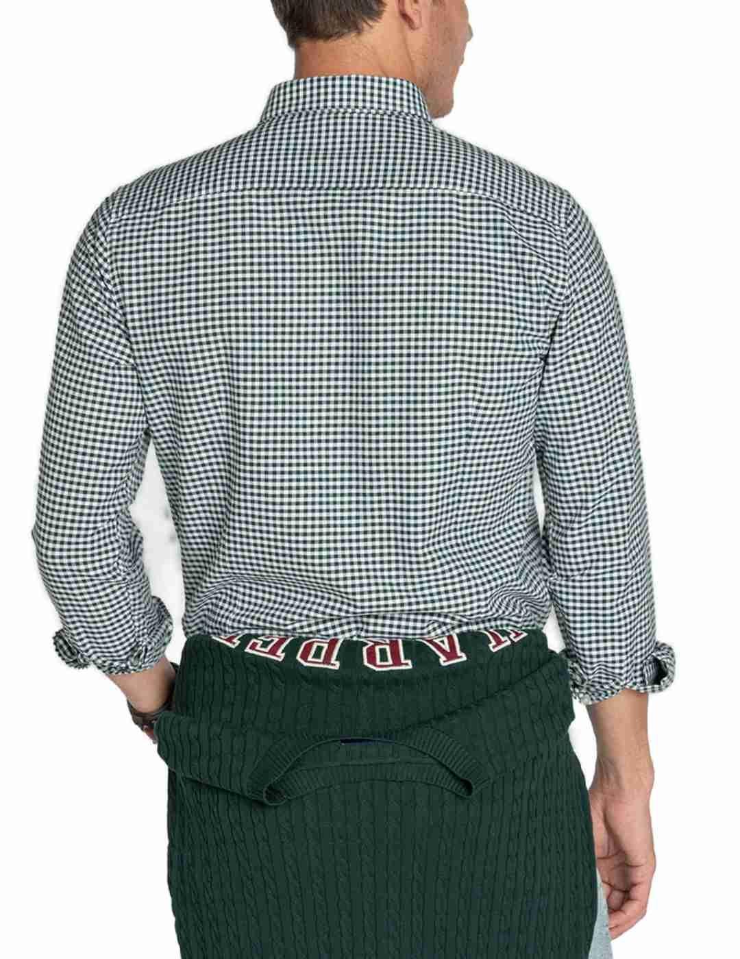 Camisa Harper Vichy verde botella de cuadros para hombre