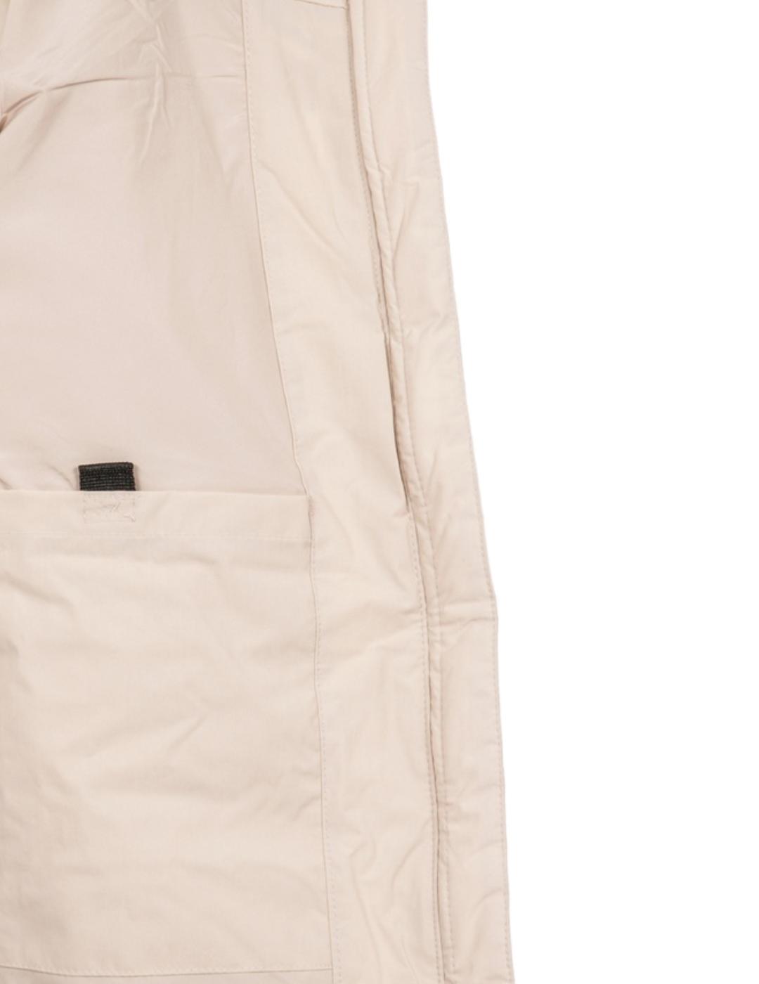 Plumas Superdry Hooded largo beige con capucha para mujer