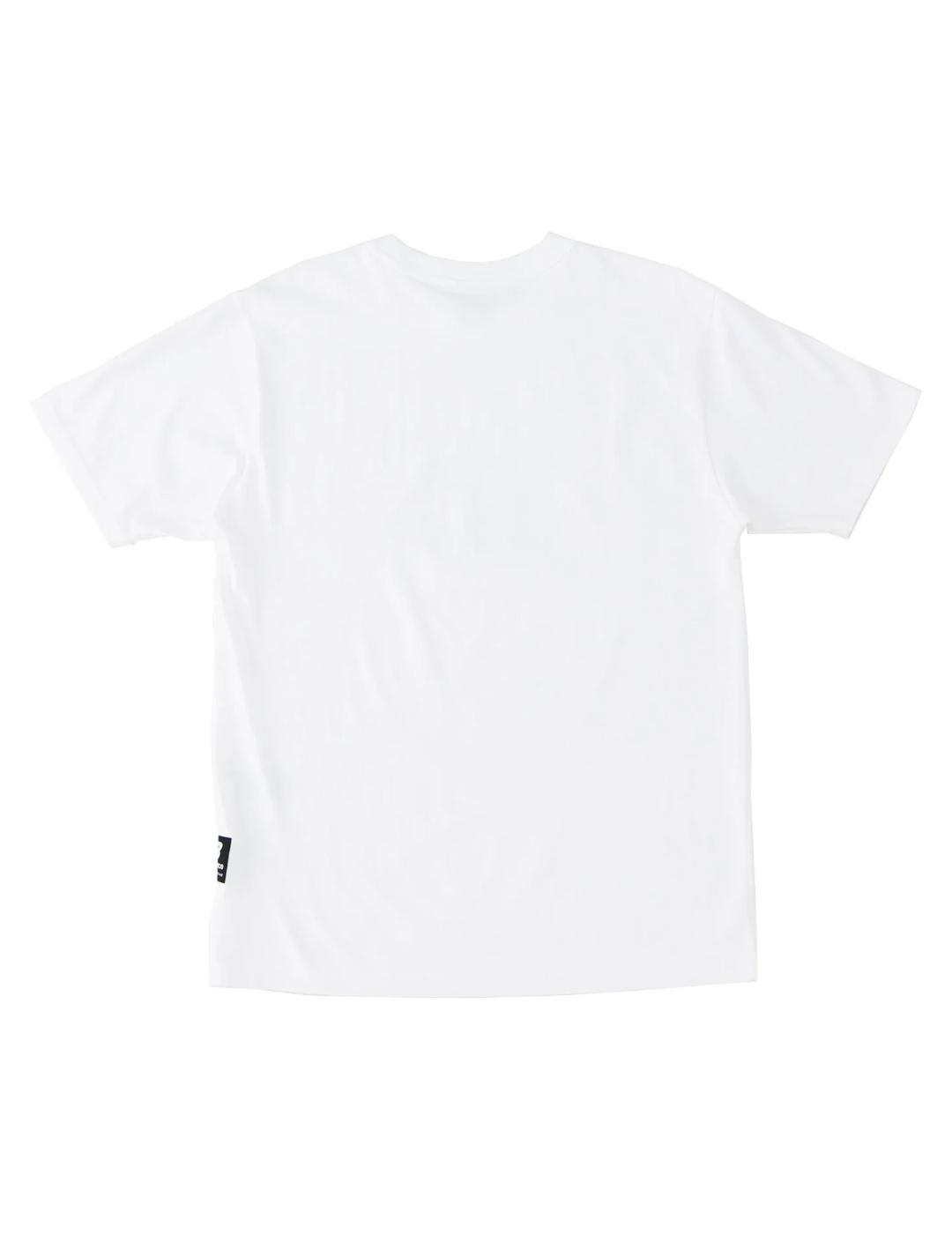 Camiseta New Balance blanca espampado zapatilla de hombre