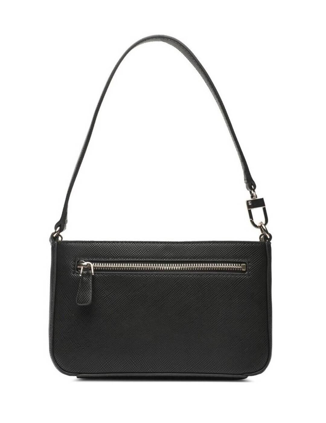 Bolso rectangular Guess Brynlee negro para mujer